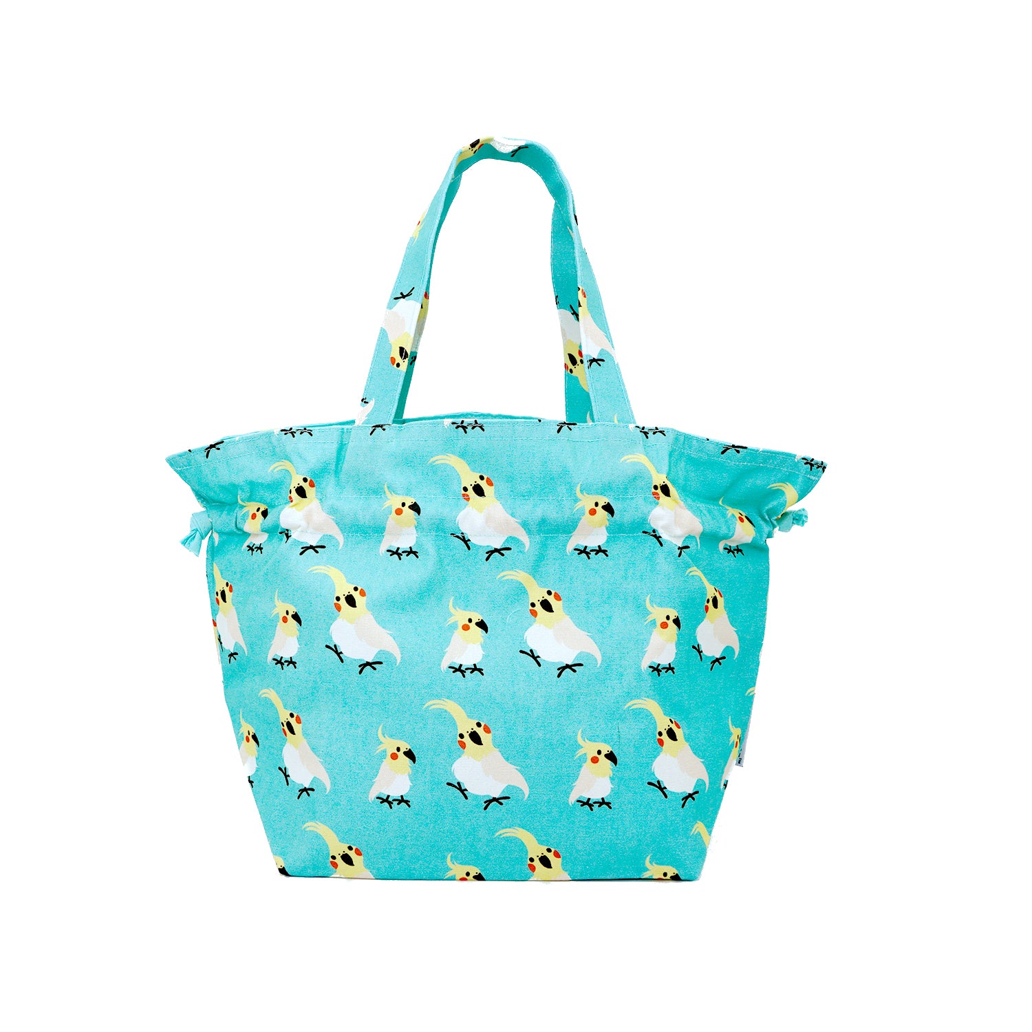 50% OFF - Drawstring Top Handle Handbag  - Little Drunk Birds