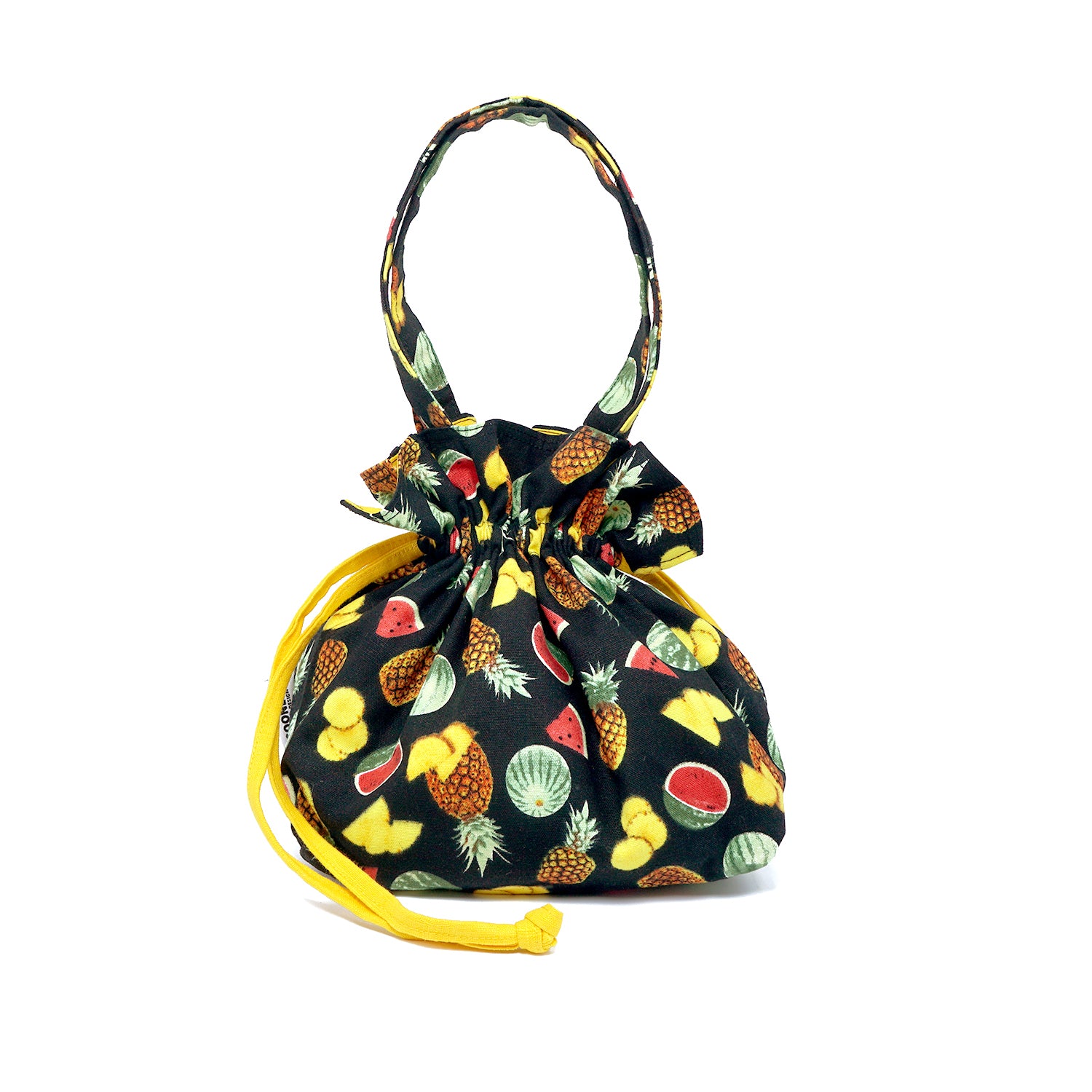 50% OFF - Drawstring Top Handle Handbag  - Fruit Punch