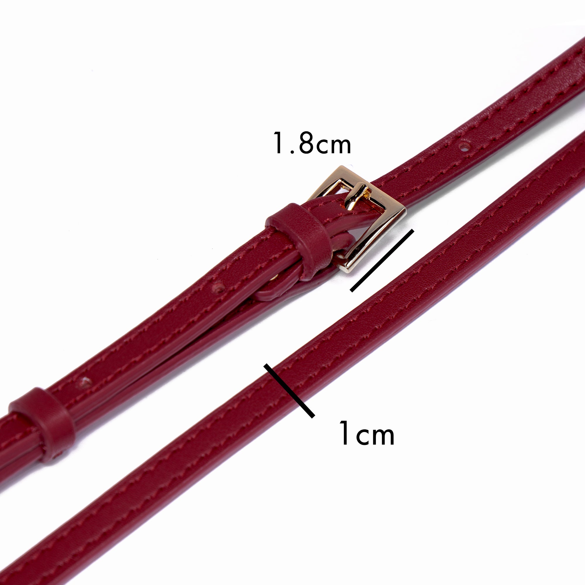 Leather Strap For Crossbody 120cm -Gold Hardware