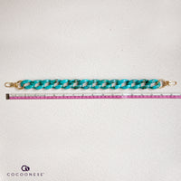 Acrylic Bag Chain Strap - Blue Bird
