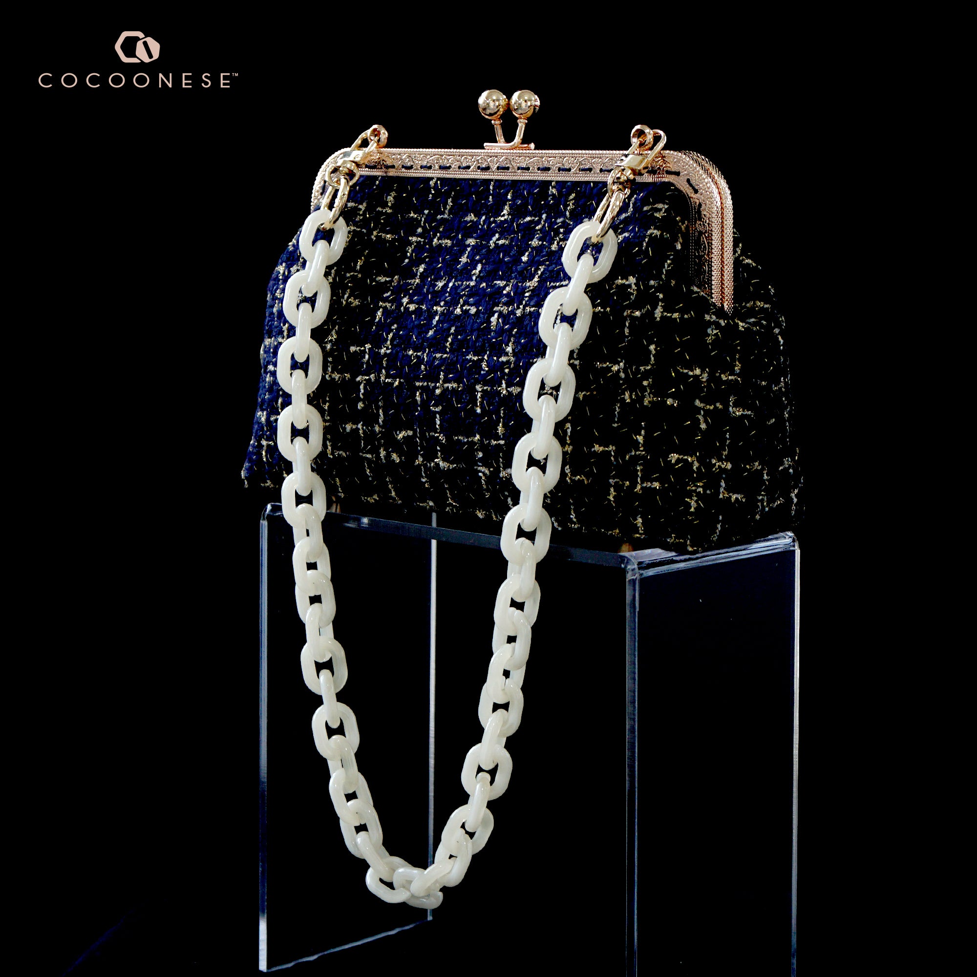 Acrylic Bag Chain Strap - Paloma