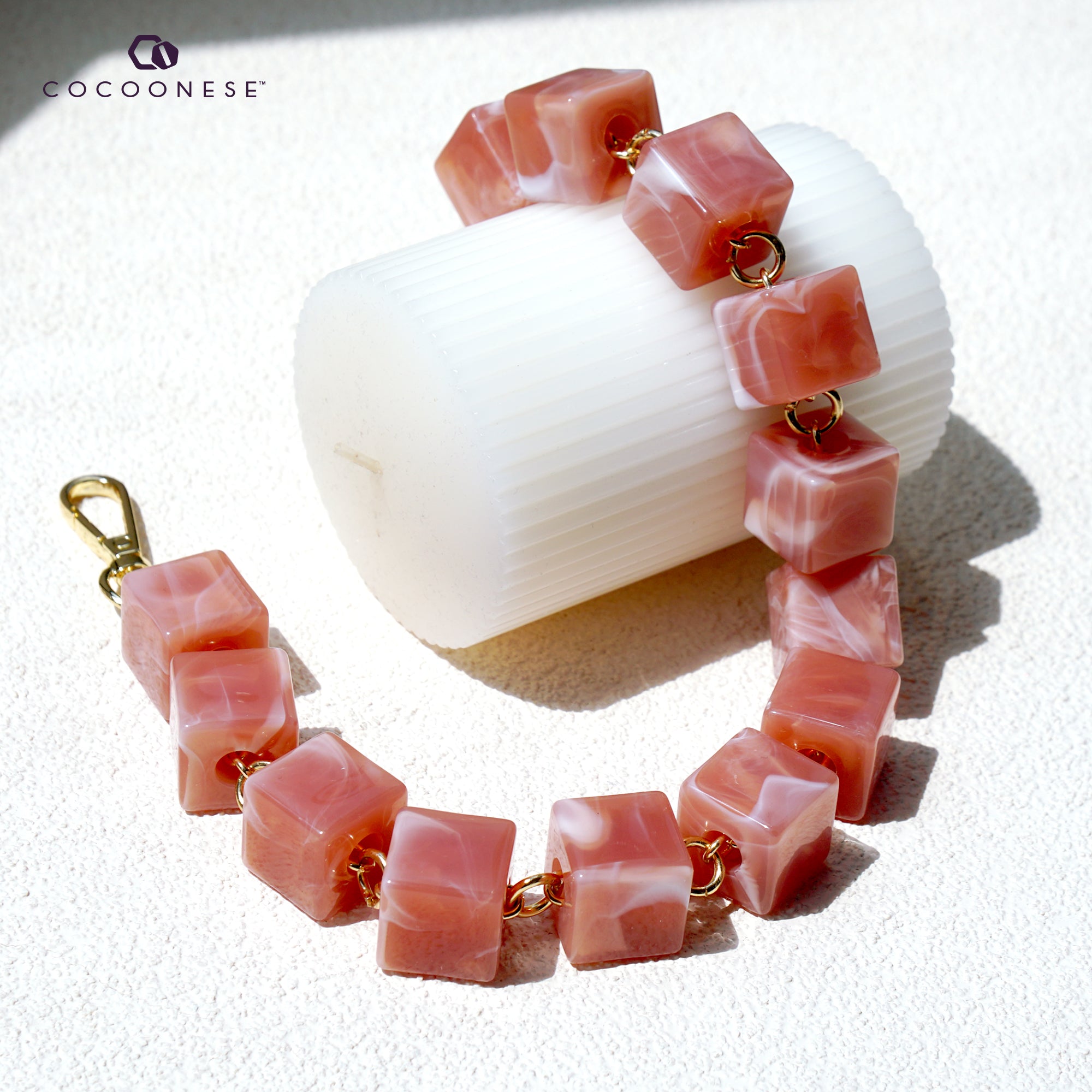 Acrylic Bag Chain Strap - Clover Club