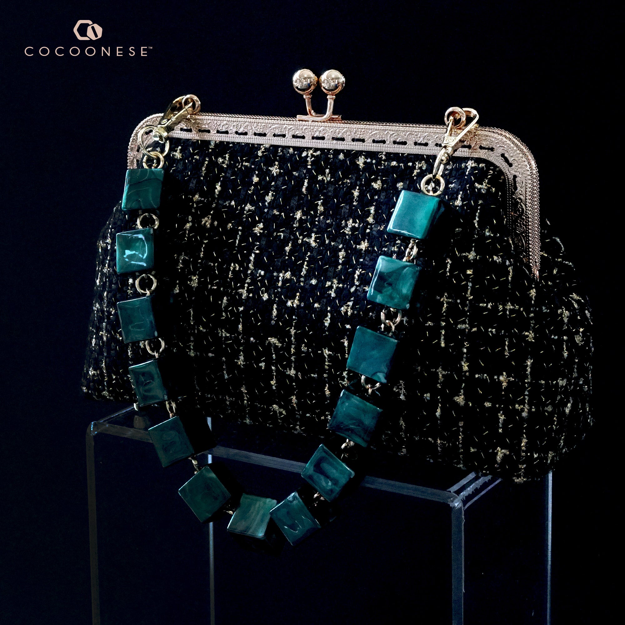 Acrylic Bag Chain Strap - Clover Club