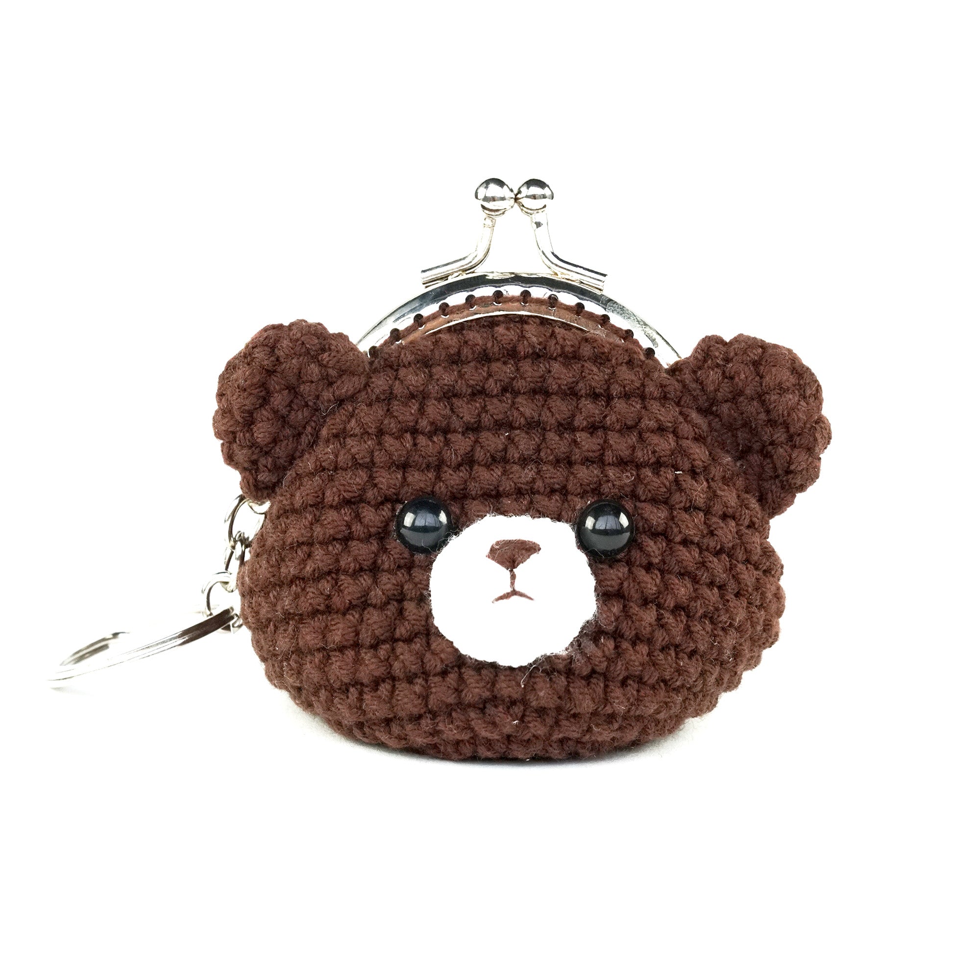 Animal Coin Purse with Key Chain - Little Bear