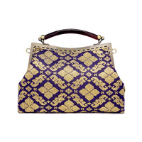 50% OFF - Amber Resin Top Handle Bag - Royal Songket (PG)