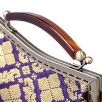 50% OFF - Amber Resin Top Handle Bag - Royal Songket (PG)