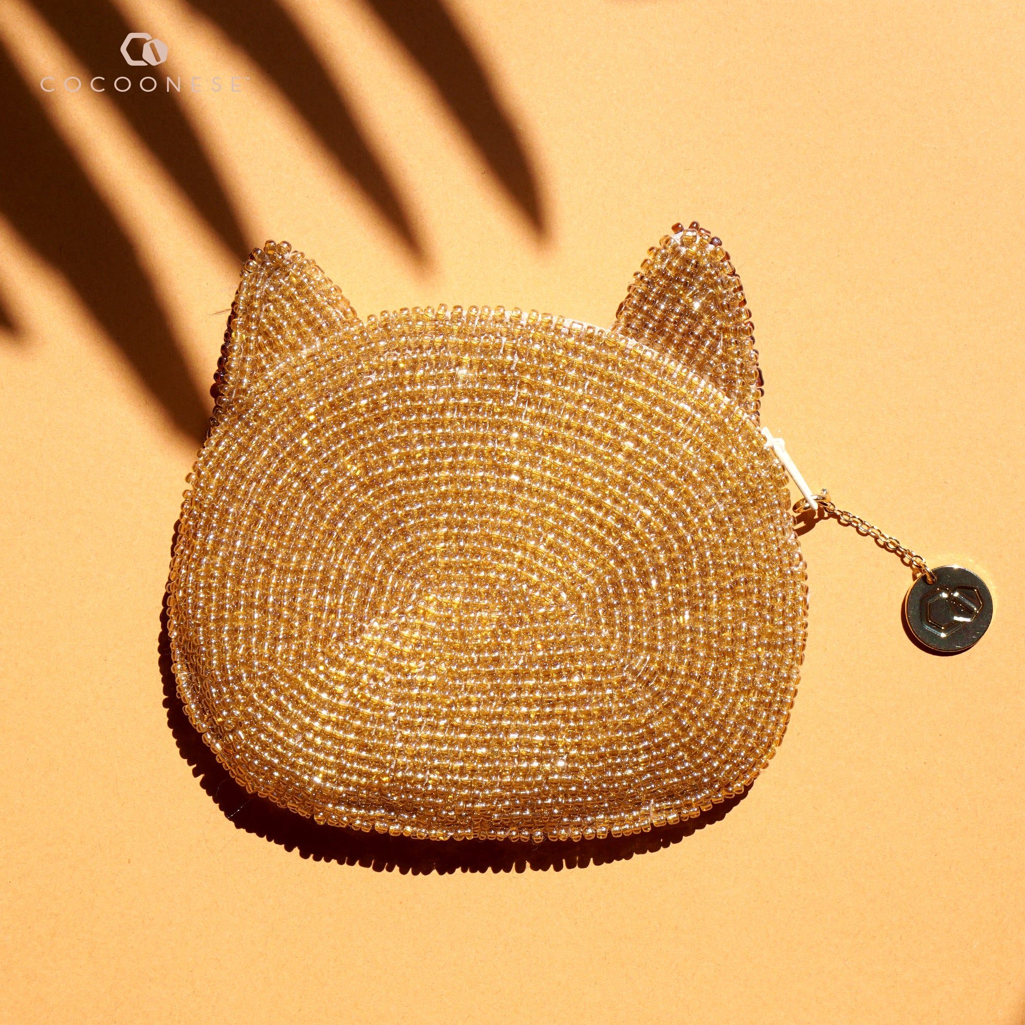 Beaded Coin Purse - Handsome Cat