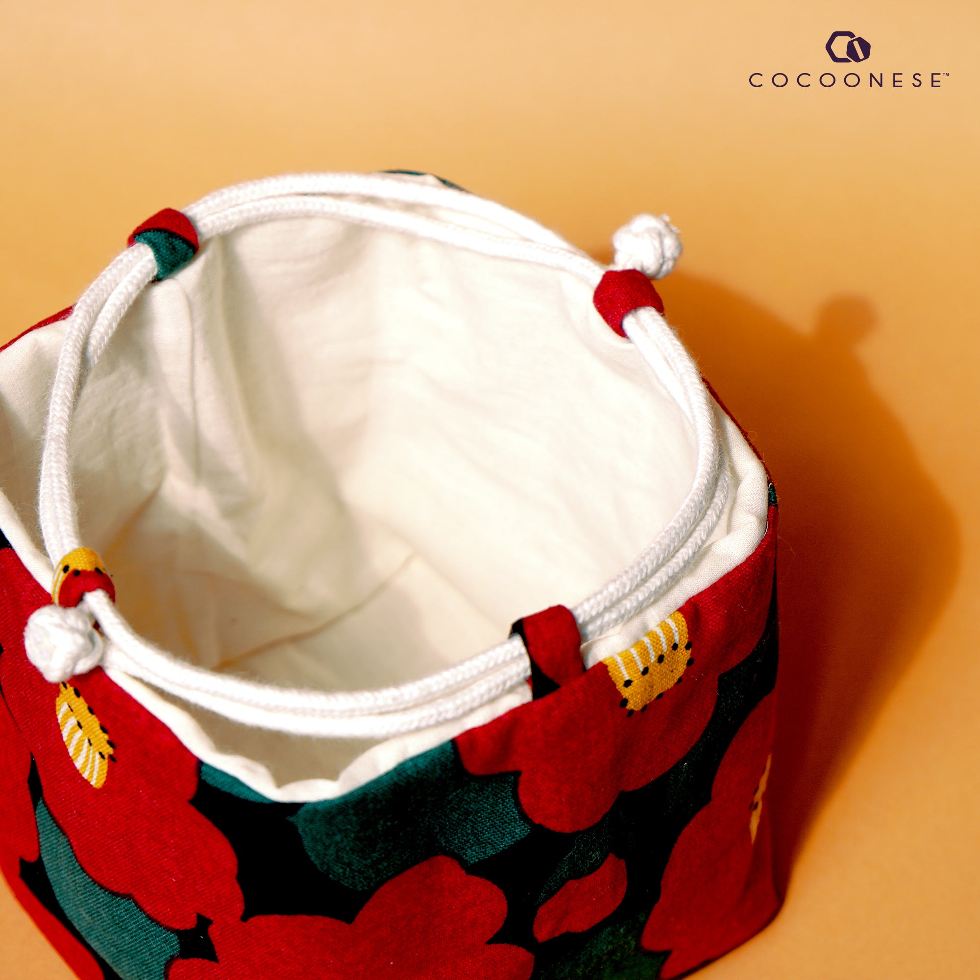 30% OFF - Ditty Drawstring Bag - Camellia Japonica