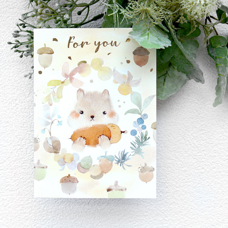Greeting Cards - Squirreling