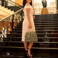 40% OFF -Clasp Handbag - Tender Grass