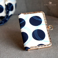 30% OFF - Kiss Clasp Card Holder - Dotted B&W