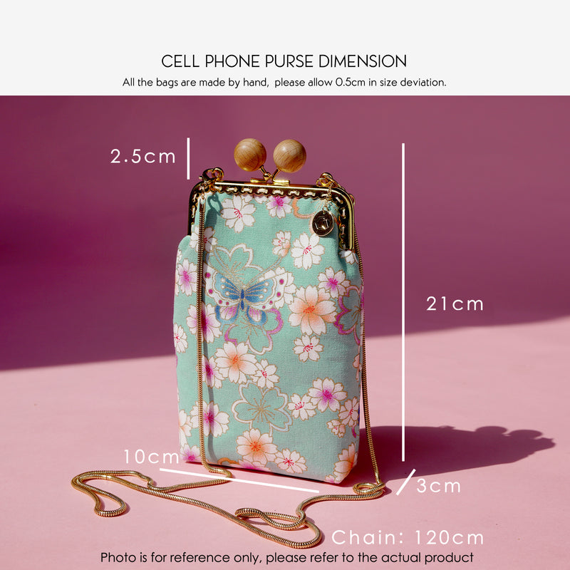 Cell Phone Purse - Camellia Japonica(PK)