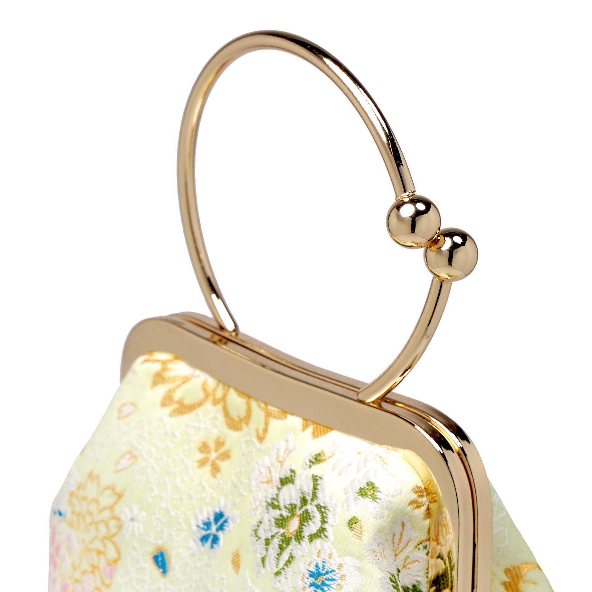 Ring Handle Chain Bag - Hundred Flowers