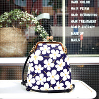 40% OFF - Trapezoid Crossbody Bag - Rain Lily