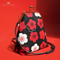 50% OFF - Trapezoid Crossbody Bag - Uguisu Ume