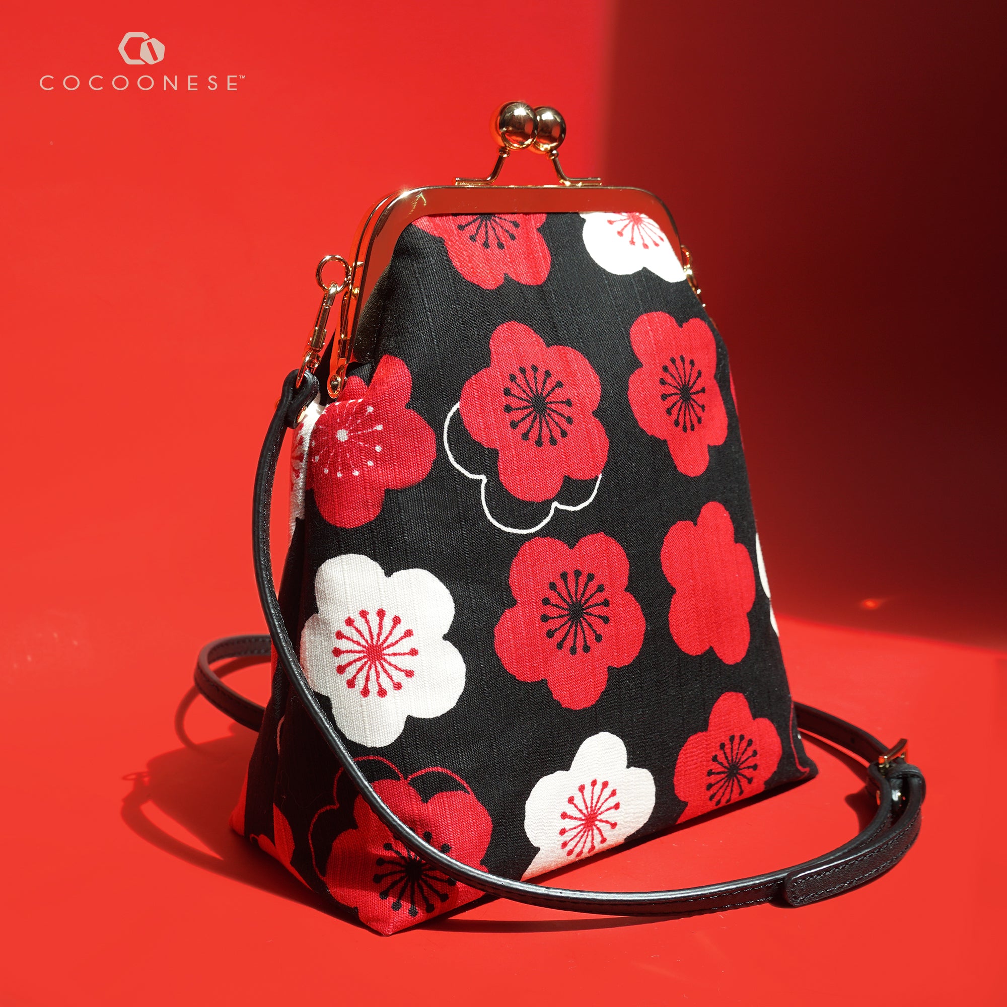 50% OFF - Trapezoid Crossbody Bag - Uguisu Ume