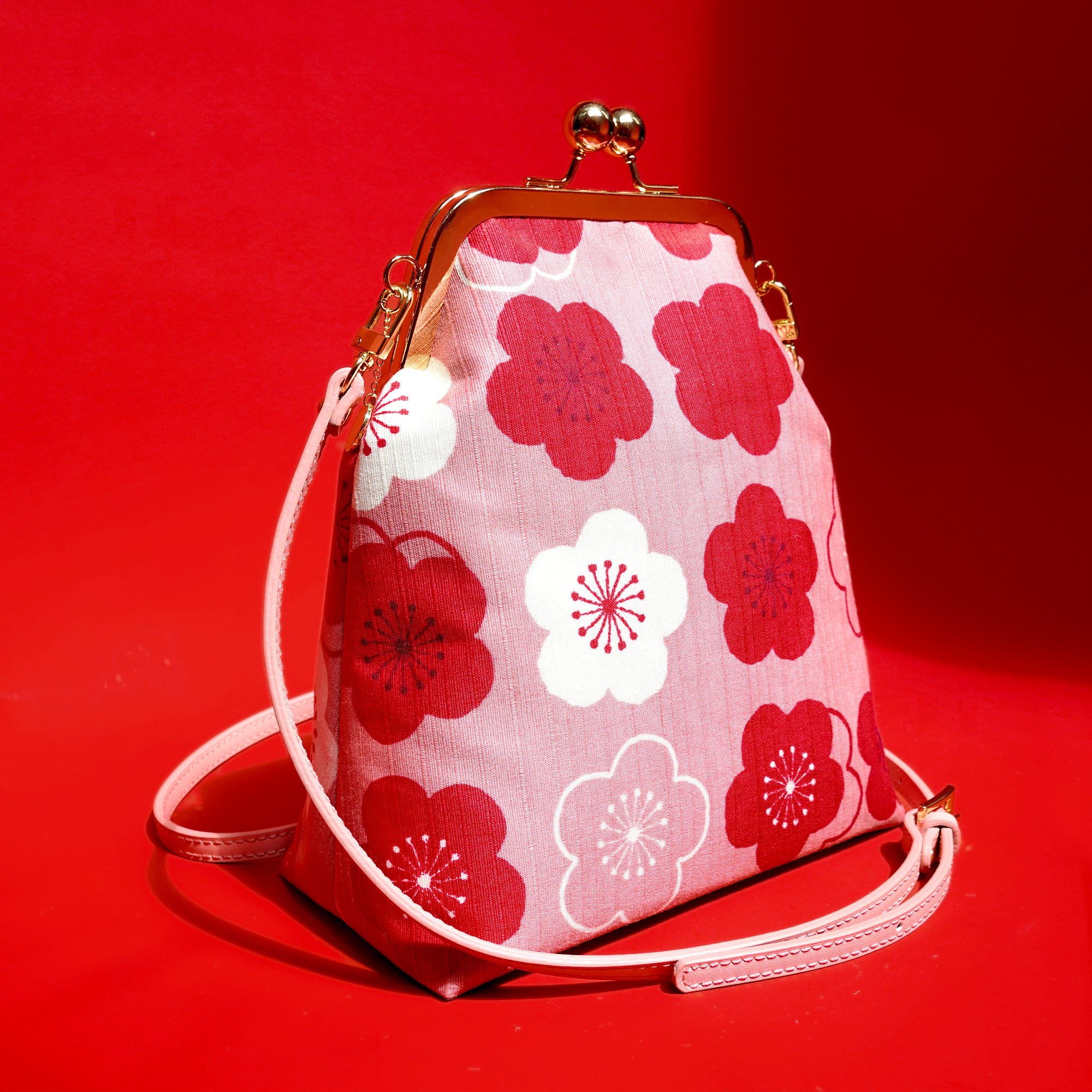 50% OFF - Trapezoid Crossbody Bag - Uguisu Ume