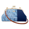 Arc Shape Frame Bag - Shibori Water Wave