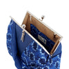 Tassel Decor Crossbody Bag - Shibori Polka Dots