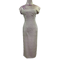 Short Sleeve Cheongsam - Twilight Flower