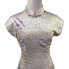 Short Sleeve Cheongsam - Twilight Flower