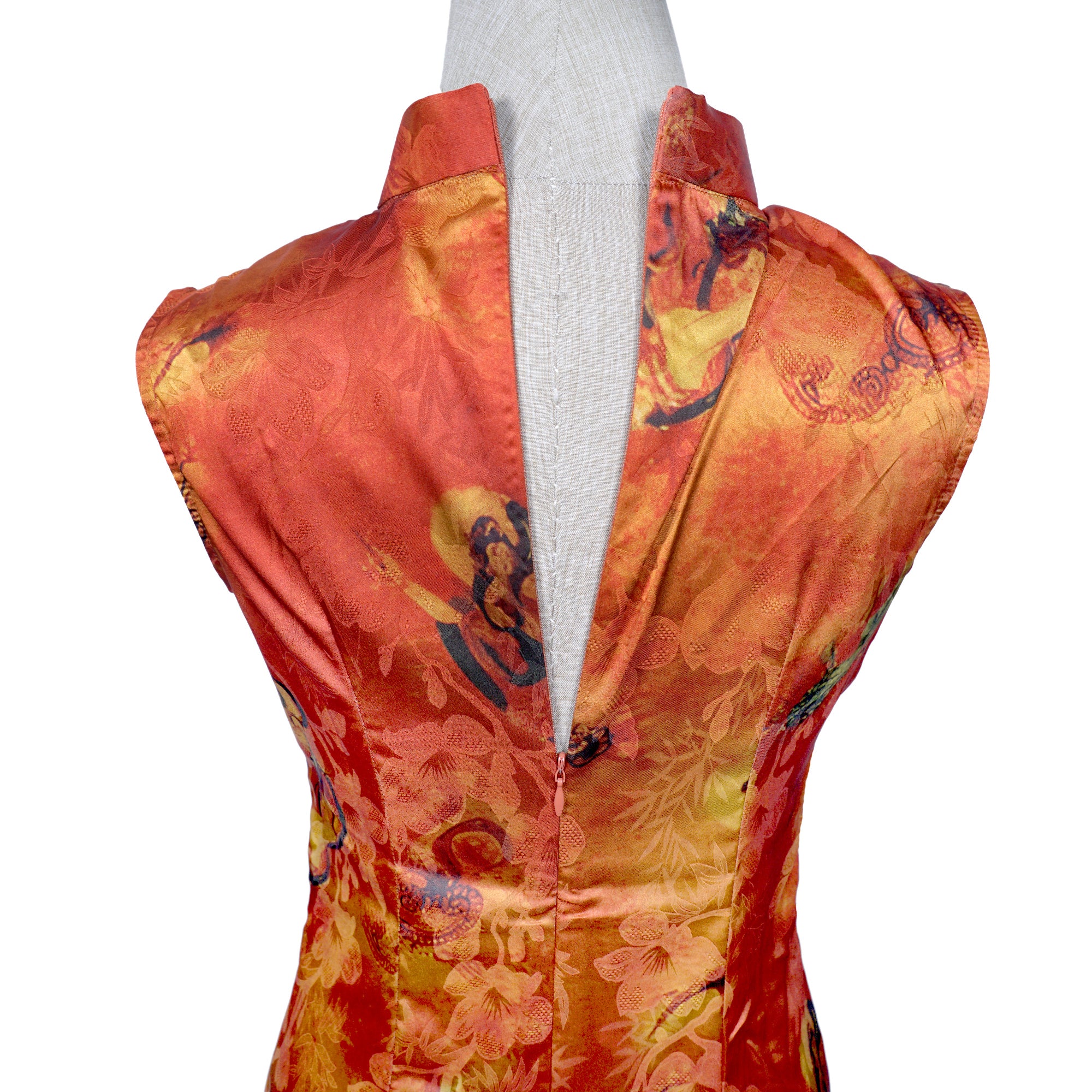Modified Sleeveless Cheongsam - Dunhuang