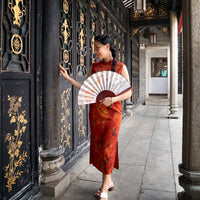 Modified Sleeveless Cheongsam - Dunhuang