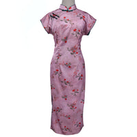 Short Sleeve Cheongsam - Cherry Orchard