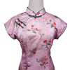 Short Sleeve Cheongsam - Cherry Orchard
