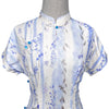 Short Sleeve Cheongsam - Mauve Tree