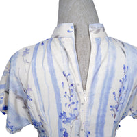 Short Sleeve Cheongsam - Mauve Tree