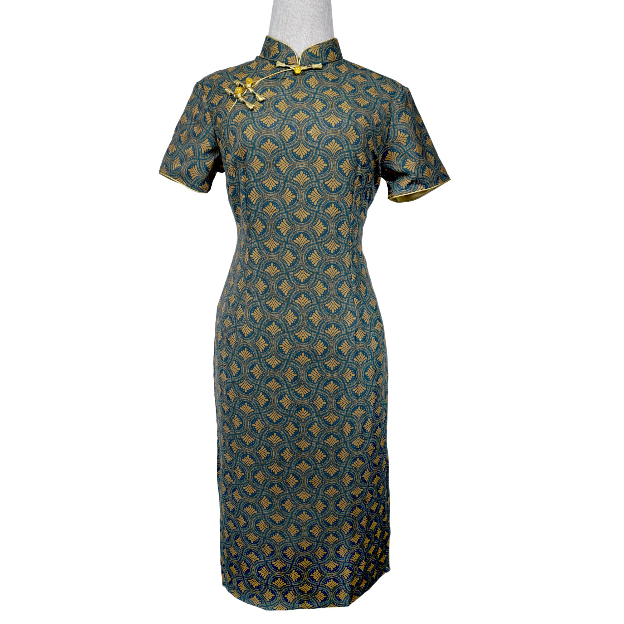 Short Sleeve Cheongsam - Oriental Lula