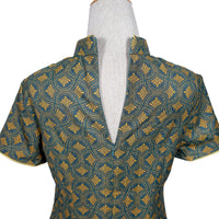 Short Sleeve Cheongsam - Oriental Lula