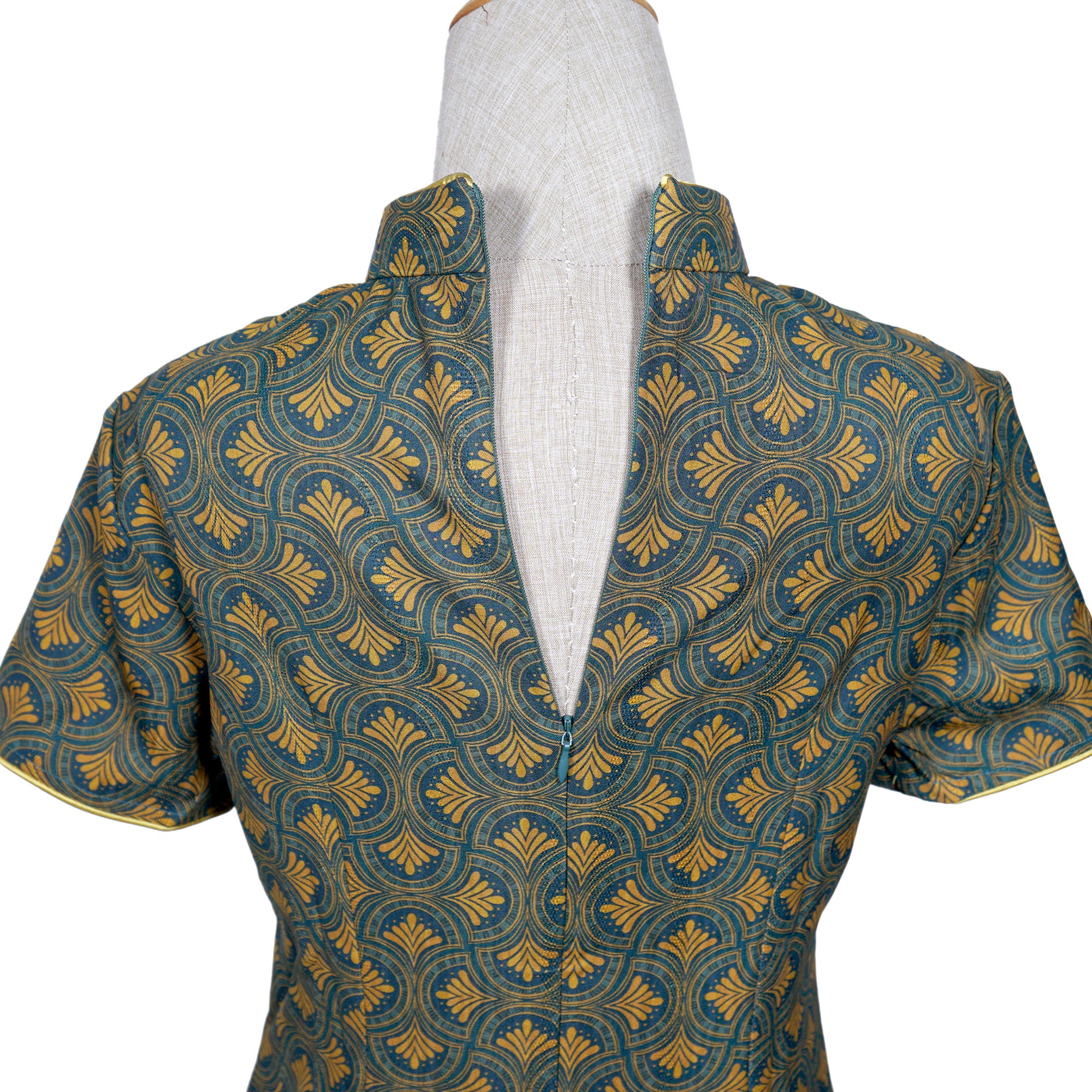 Short Sleeve Cheongsam - Oriental Lula