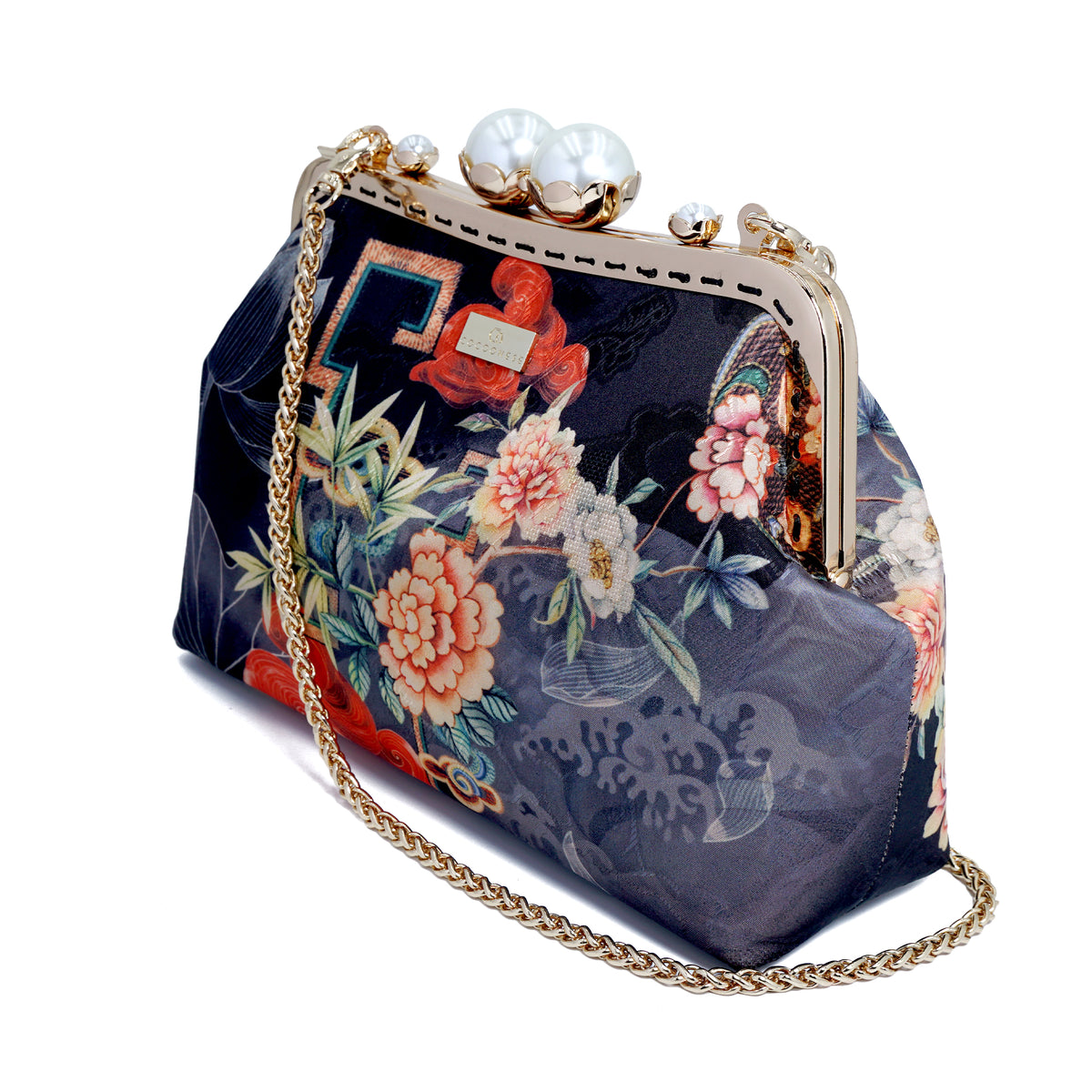 Acrylic Chain Shoulder Bag - Auspicious Signs