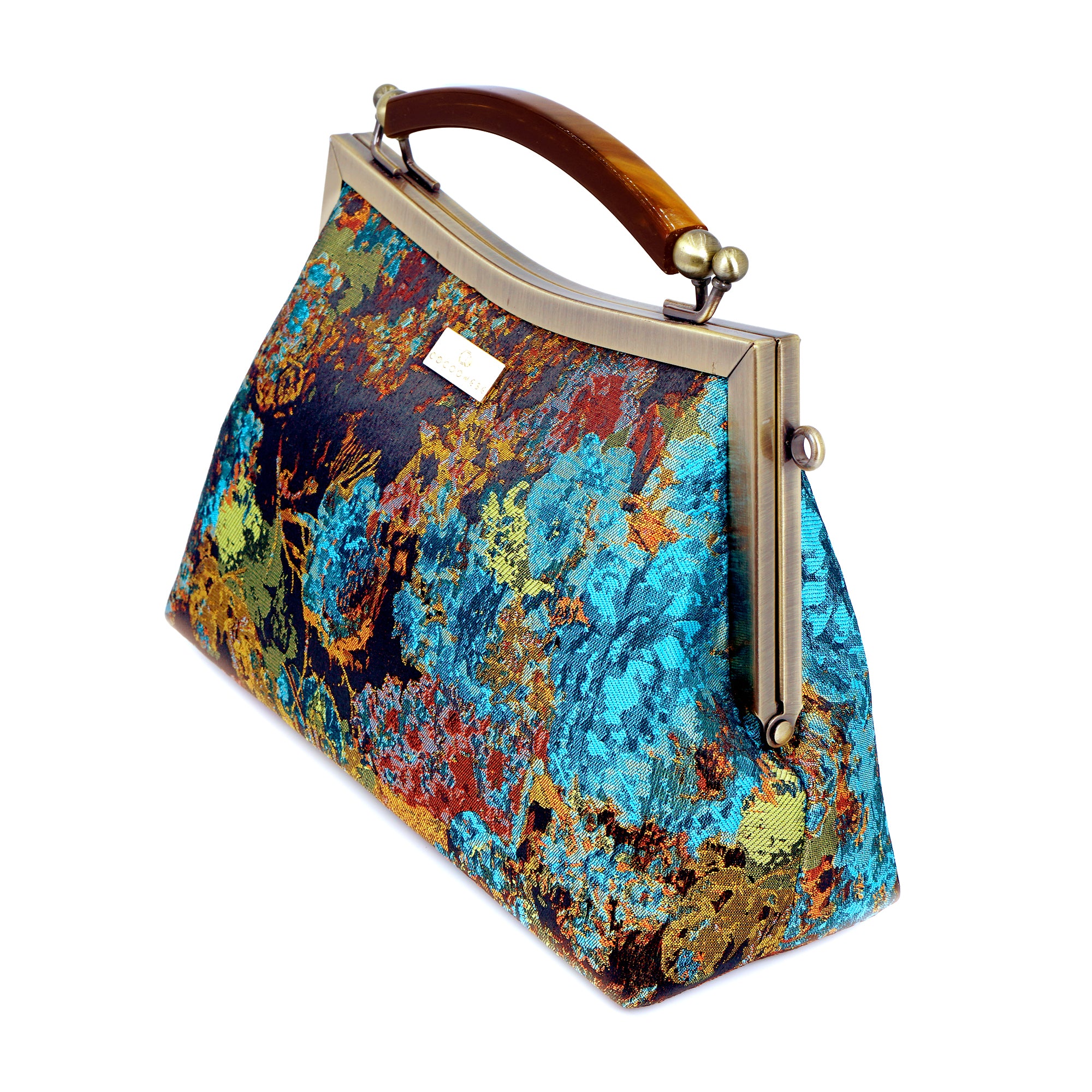 Amber Resin Top Handle Bag - Pualani