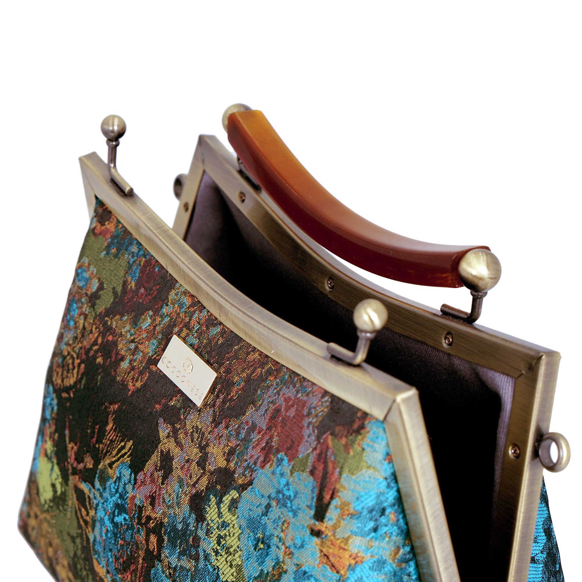 Amber Resin Top Handle Bag - Pualani