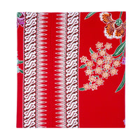 Batik Sarong Wrapped Skirt - Melati Salju(RD)