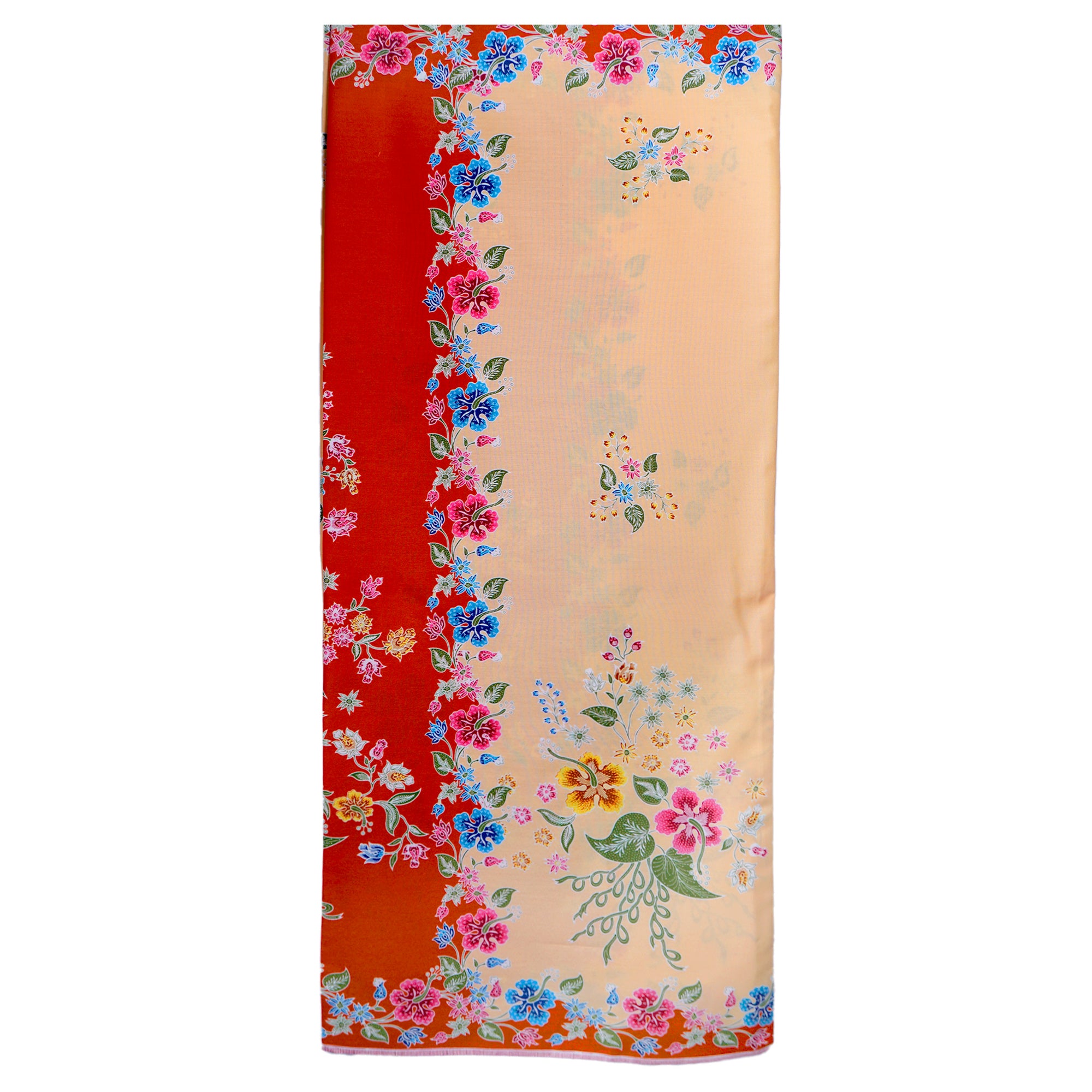 Batik Sarong Wrapped Skirt - Flora Mentha(PH)