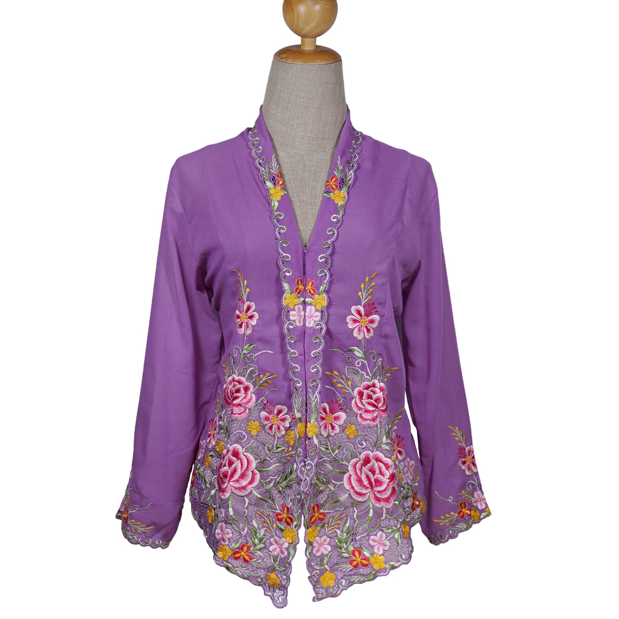 Nyonya Kebaya Blouse - Lestari Malam (size:L)