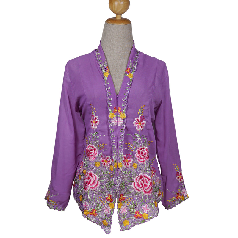 Nyonya Kebaya Blouse - Lestari Malam (size:L)