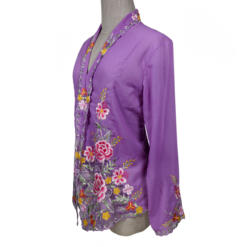 Nyonya Kebaya Blouse - Lestari Malam (size:L)
