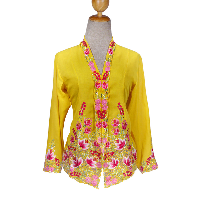 Nyonya Kebaya Blouse - Puteri Bunga (size: M)