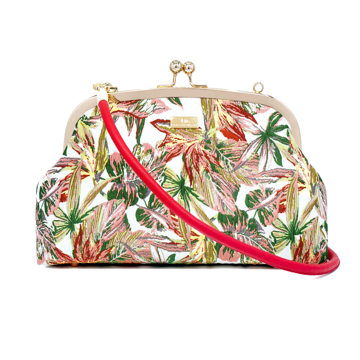 Arc Shape Frame Bag - Petal Static