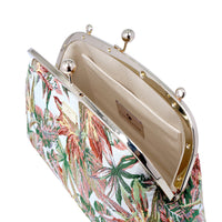 Arc Shape Frame Bag - Petal Static