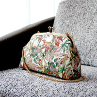Arc Shape Frame Bag - Petal Static