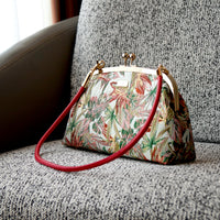 Arc Shape Frame Bag - Petal Static