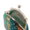 Acrylic Chain Handle Clasp Sling Bag - Epiphyllum