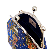 Acrylic Chain Handle Clasp Sling Bag - Epiphyllum