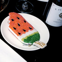 Beaded Coin Purse - Watermelon Popsicle